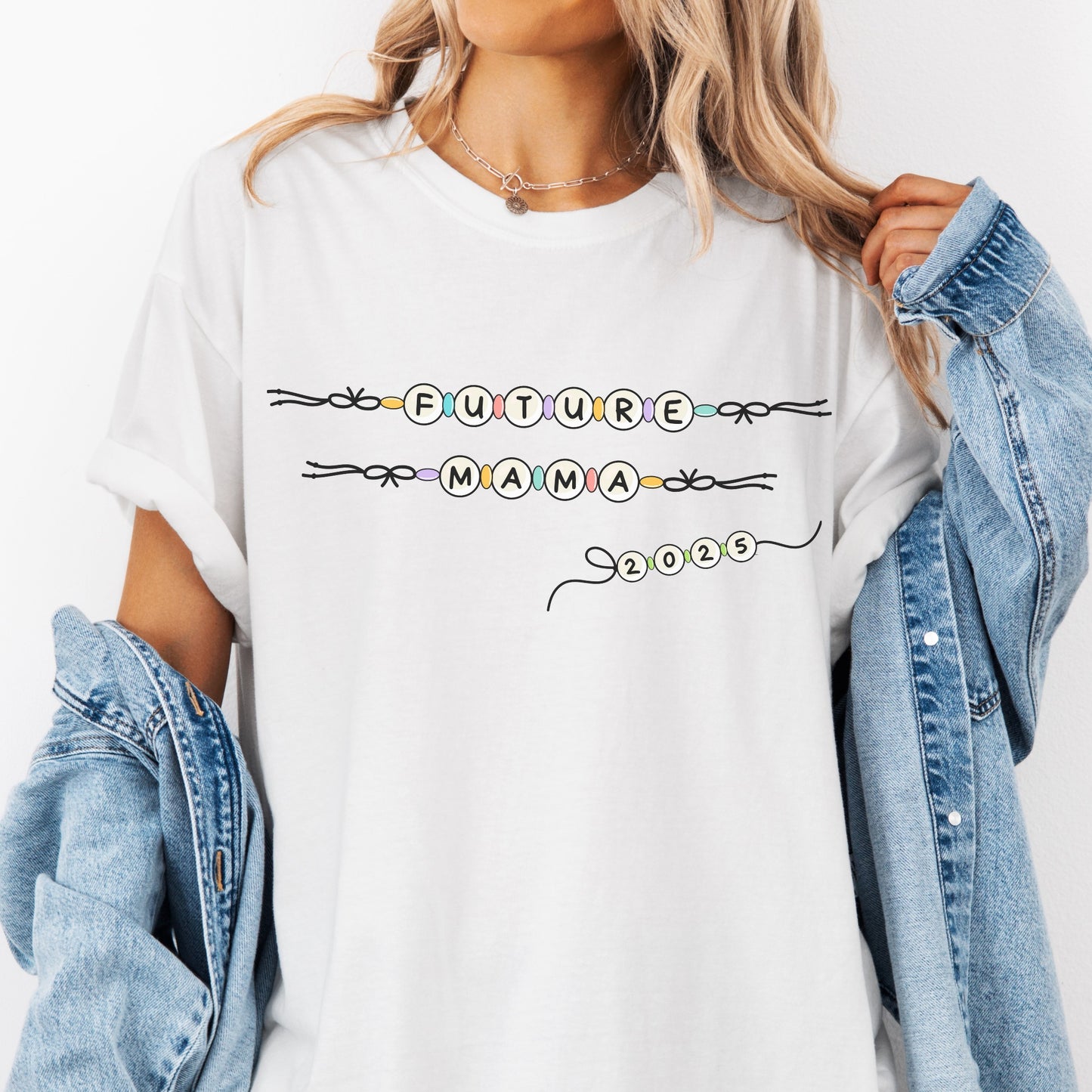 Future Mama Bead Style Tshirt