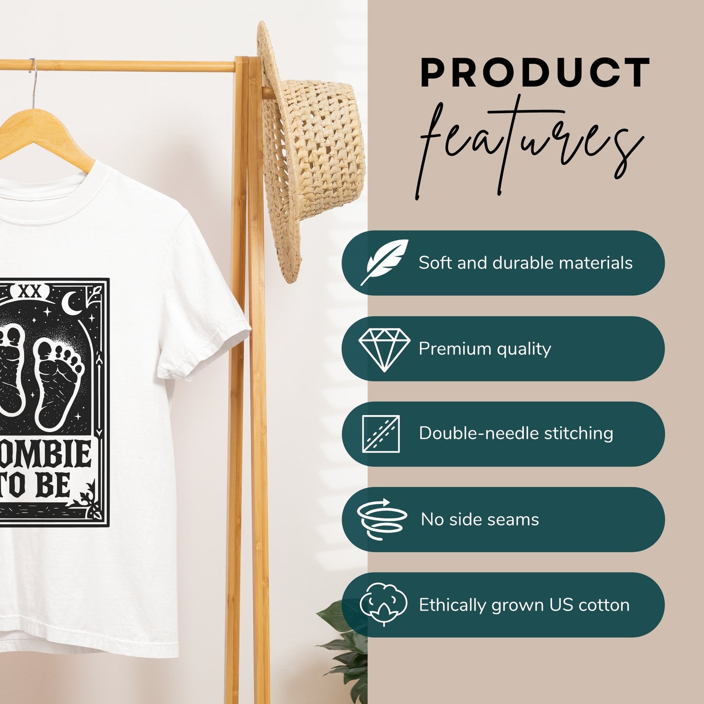 Mombie To Be - Halloween Baby Bump Reveal T-Shirt