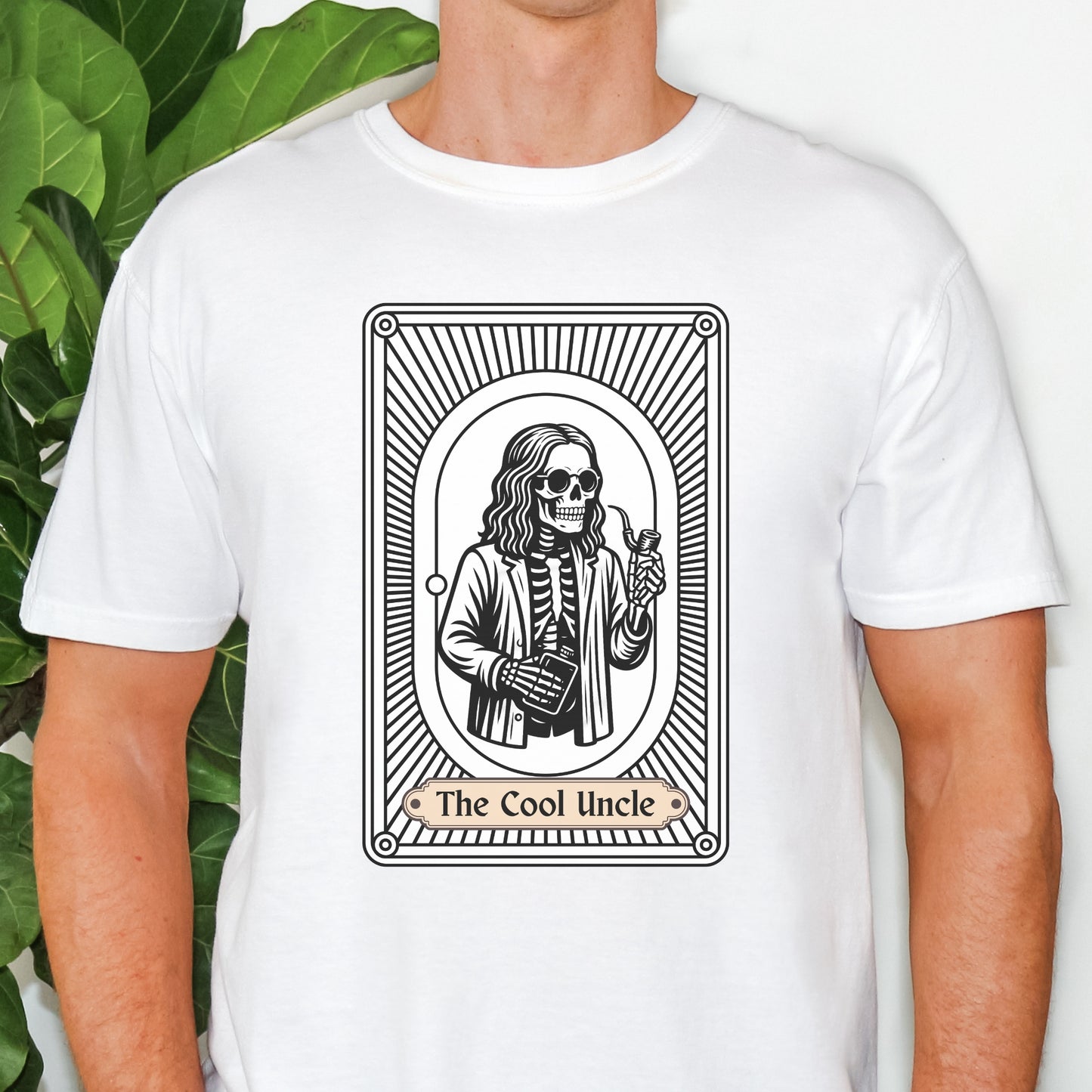 The Cool Uncle Tarot Card - Halloween Pregnancy Surprise for Brother Tshirt