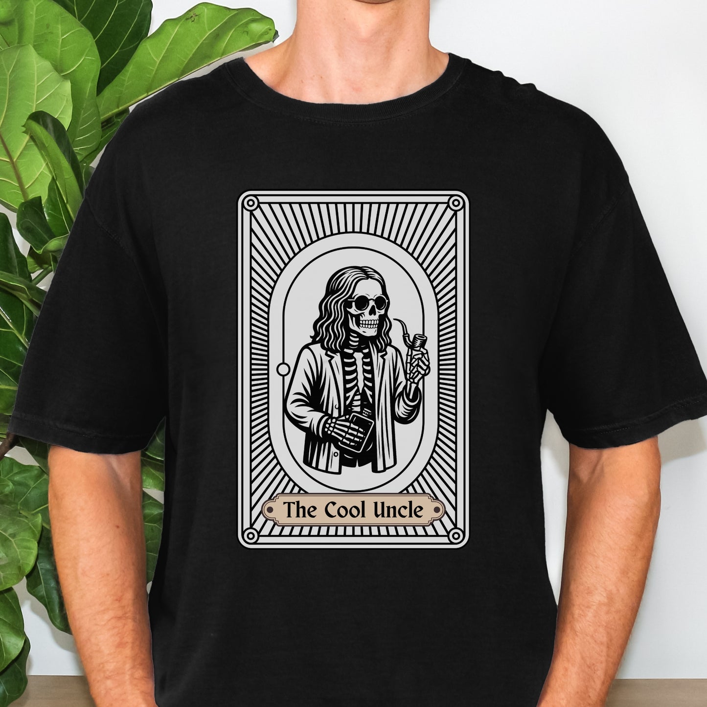 The Cool Uncle Tarot Card - Halloween Pregnancy Surprise for Brother Tshirt