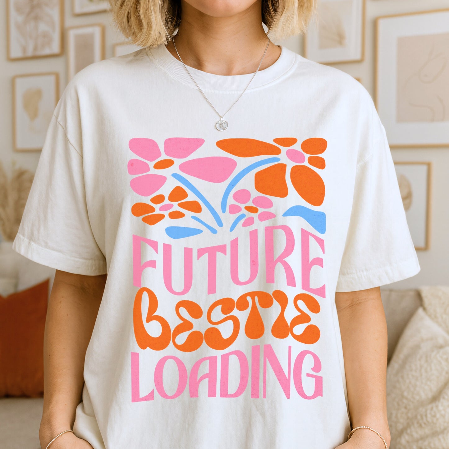 Future Bestie Loading Pregnancy T-Shirt
