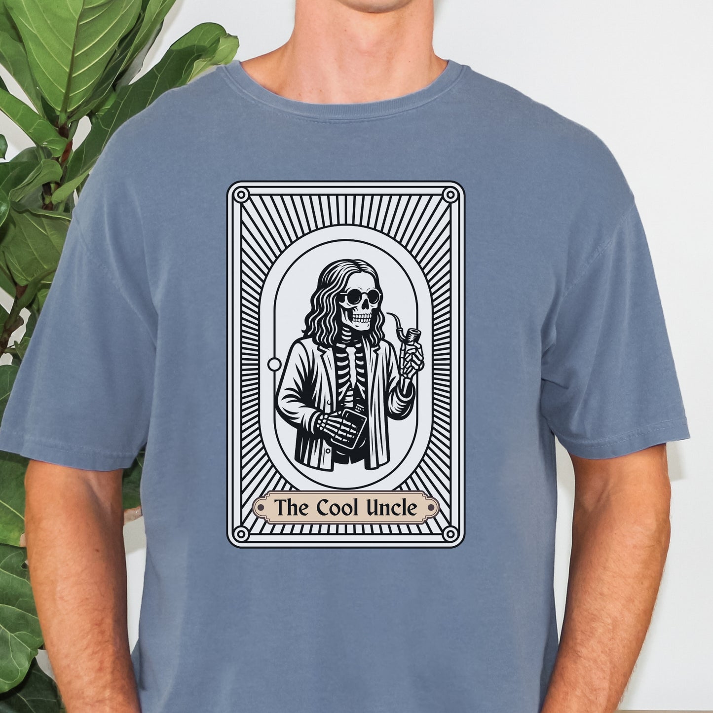 The Cool Uncle Tarot Card - Halloween Pregnancy Surprise for Brother Tshirt