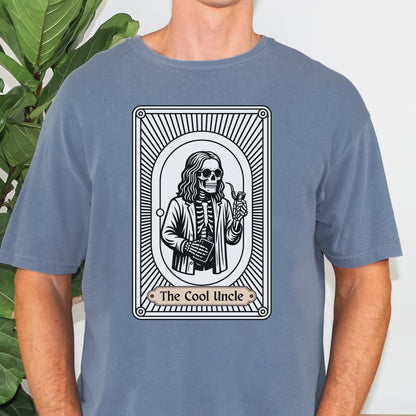 The Cool Uncle Tarot Card - Halloween Pregnancy Surprise for Brother Tshirt