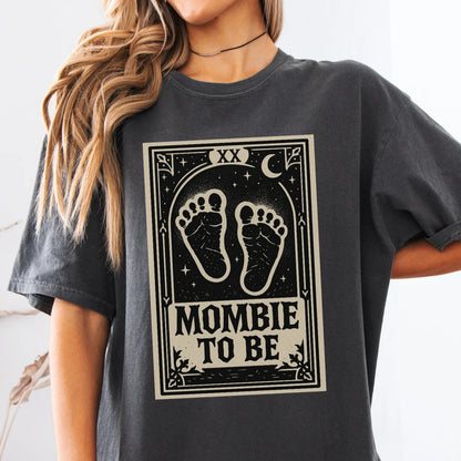 Mombie To Be - Halloween Baby Bump Reveal T-Shirt
