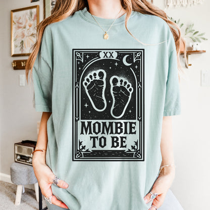 Mombie To Be - Halloween Baby Bump Reveal T-Shirt