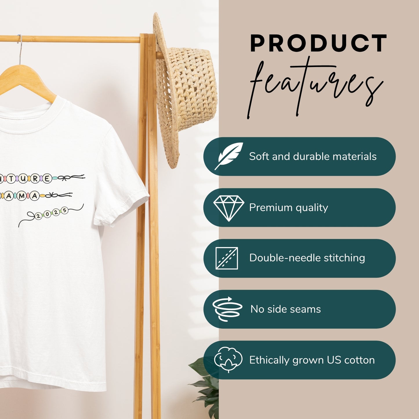 Future Mama Bead Style Tshirt