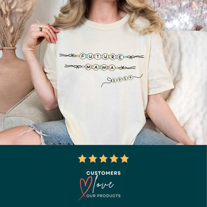 Future Mama Bead Style Tshirt