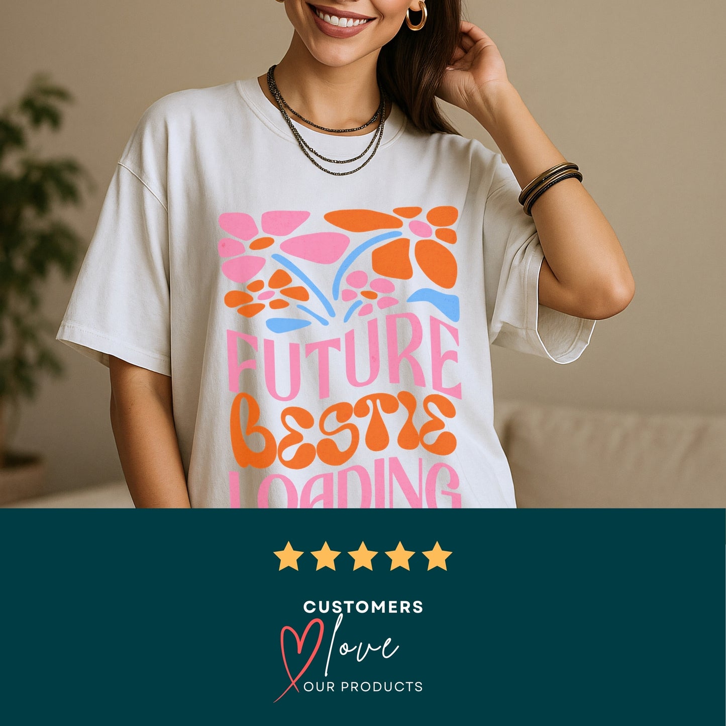 Future Bestie Loading Pregnancy T-Shirt