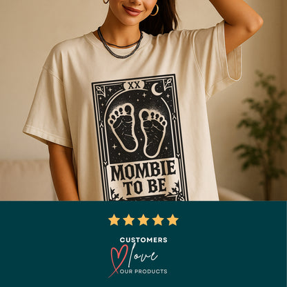 Mombie To Be - Halloween Baby Bump Reveal T-Shirt