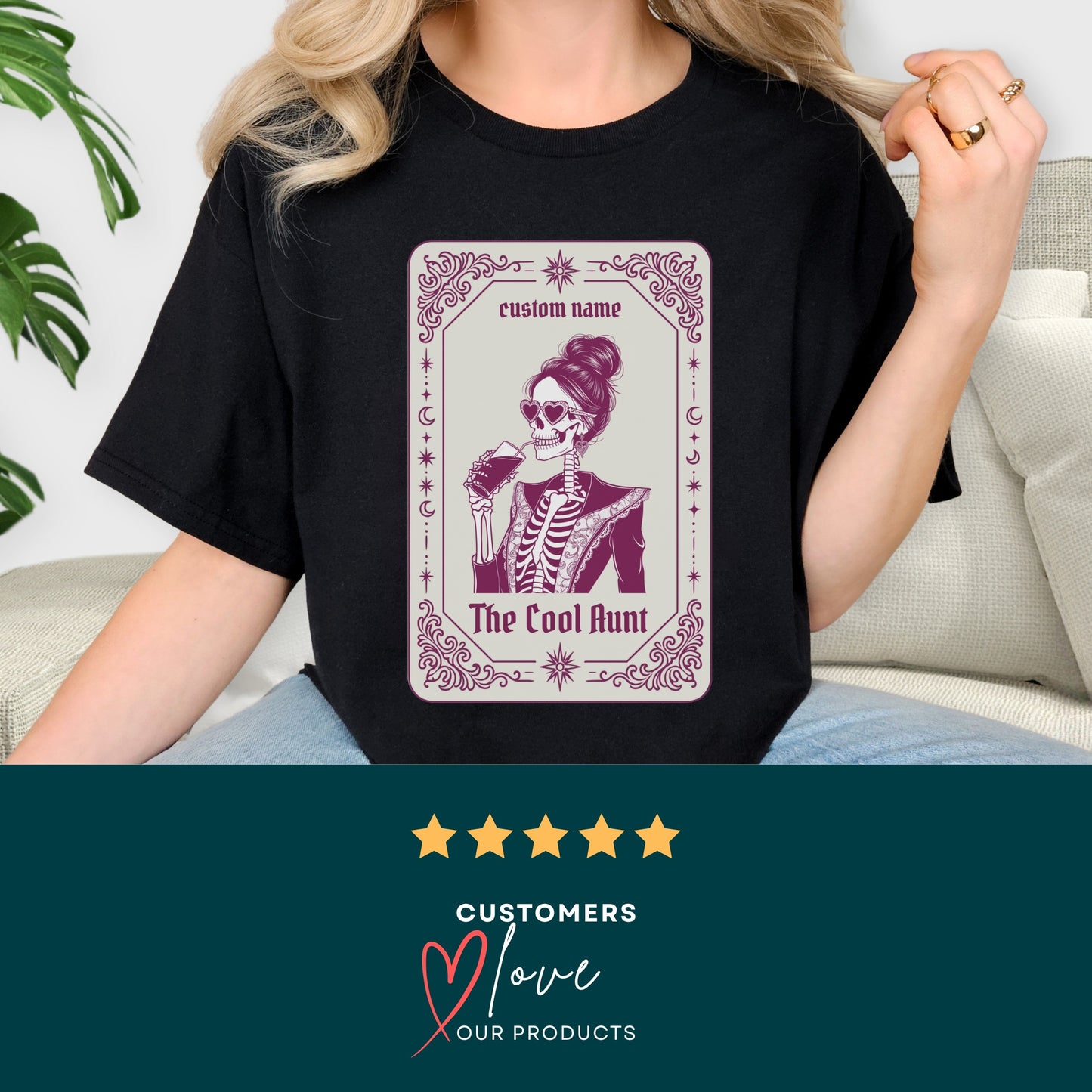 The Cool Aunt - Funny T-Shirt for Sister and Best Friend