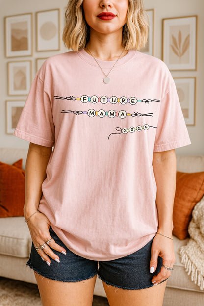 Future Mama Bead Style Tshirt